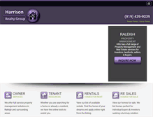Tablet Screenshot of harrisonrealtygroup.com